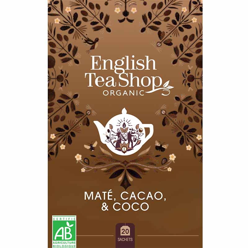 Maté, Cacao & Coco Bio 20 sachets x6 ETS