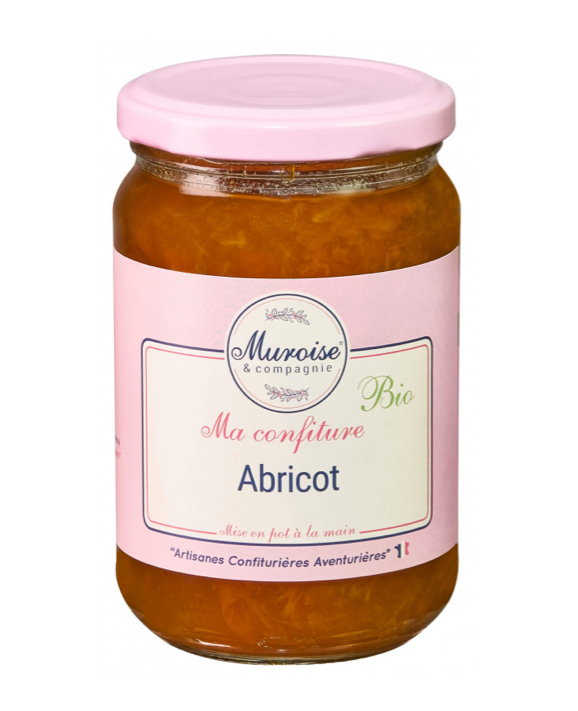 Confiture Abricot Bio 350g x6 Muroise &amp; Compagnie