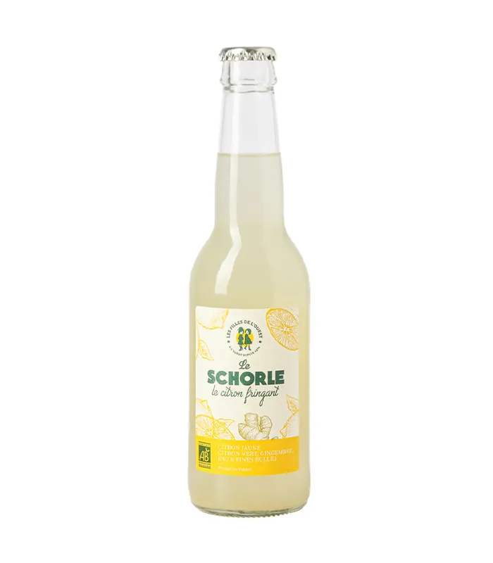 [75045] Schorle Citron Fringuant Bio 33cl x12 Les Filles de l’Ouest