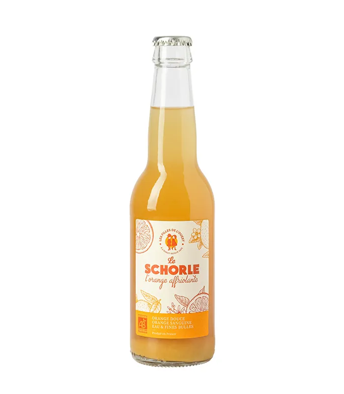 [75113] Schorle Orange Affriolante Bio 33cl x12 Les Filles de l’Ouest