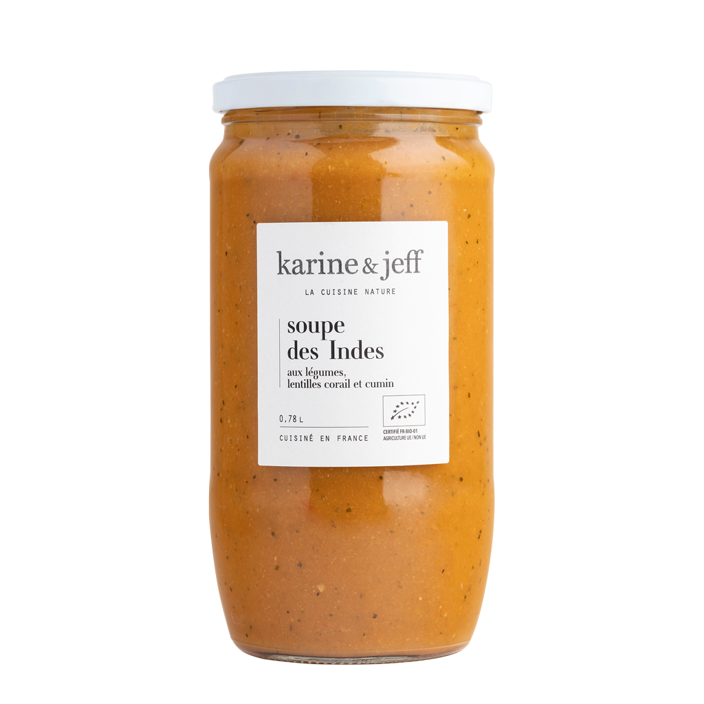 Soupe des Indes Bio 0,78L x6 Karine & Jeff