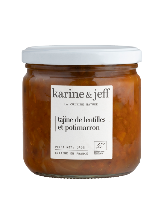 Tajine de Lentilles et Potimarron Bio 350g x6 Karine &amp; Jeff