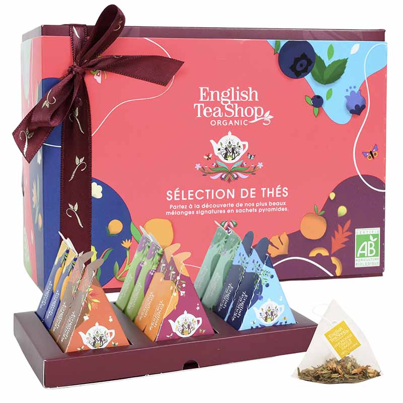 Coffret Prismes Sélection de Thés Bio 12 sachets x6 ETS