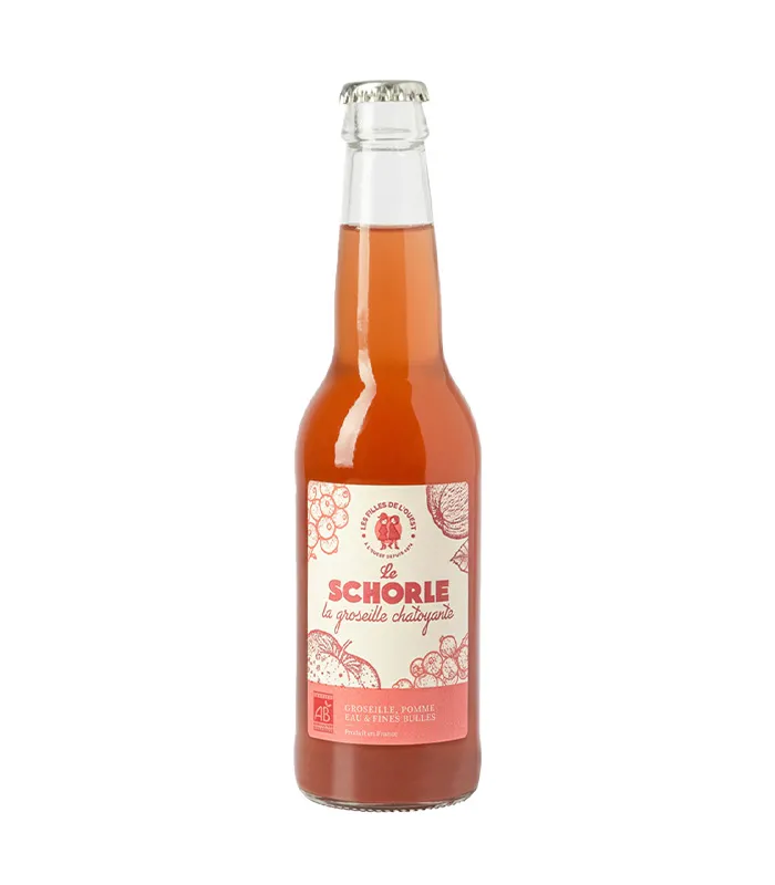 [75281] Schorle Groseille Chatoyante Bio 33cl x12 Les Filles de l’Ouest