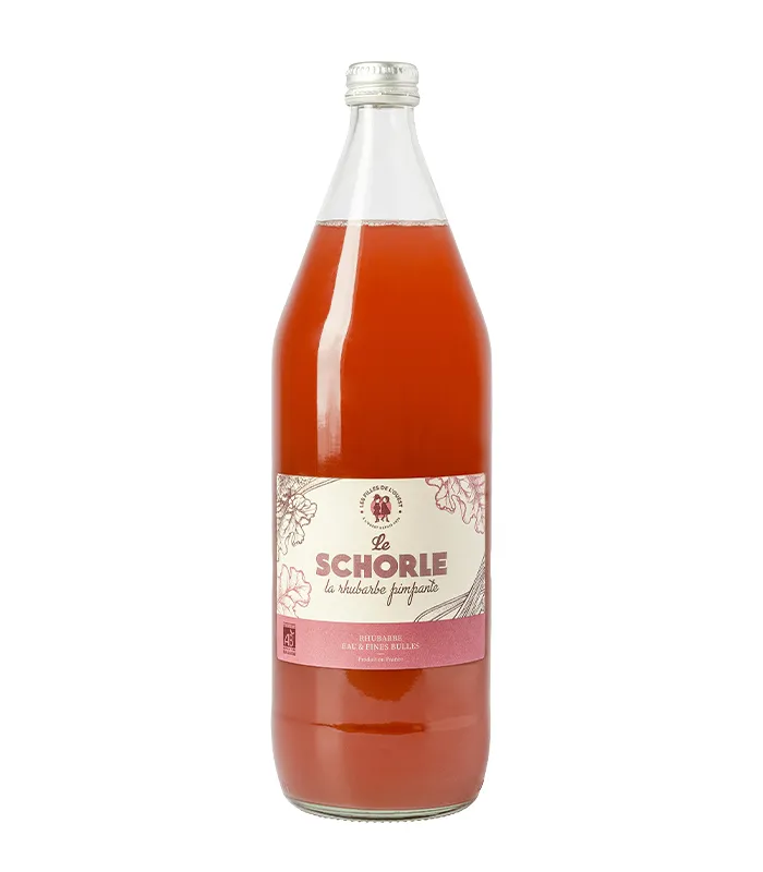 Schorle Rhubarbe Pimpante Bio 1L x6 Les Filles de l’Ouest