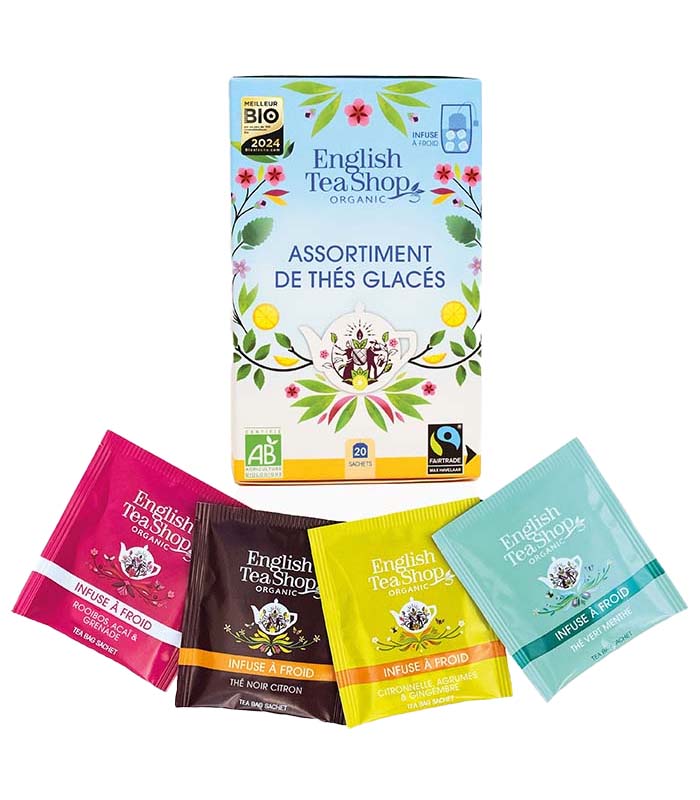 Assortiment de thés glacés Bio 20 sachets X6 ETS