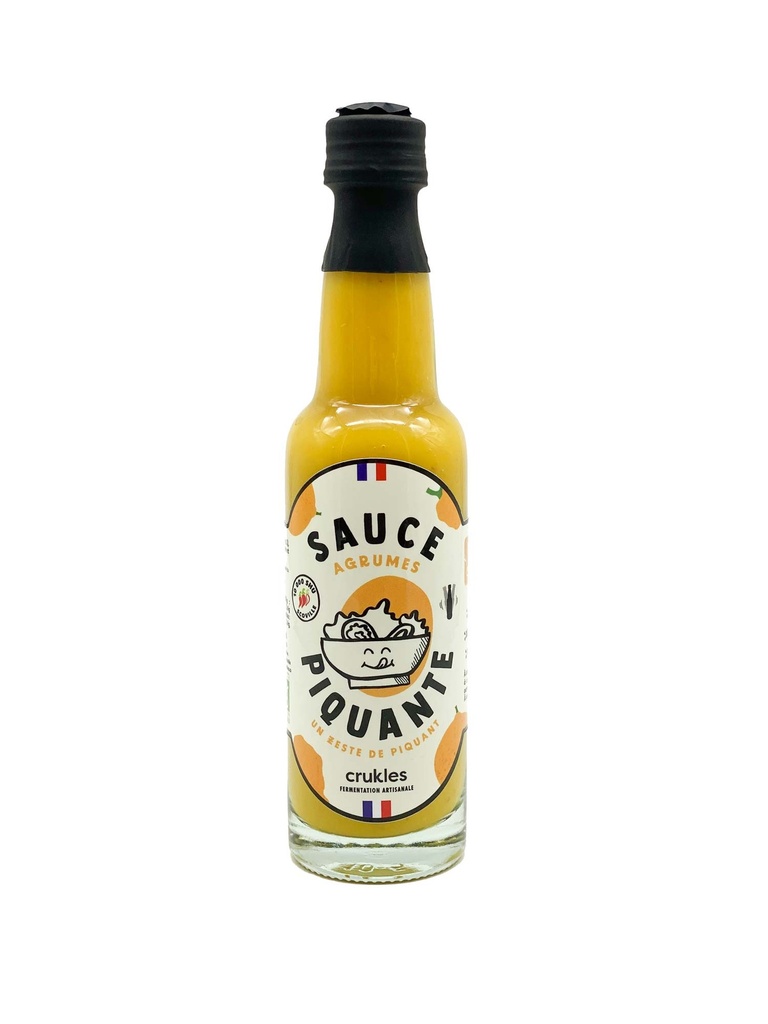 Sauce Piquante Agrumes Bio 100ml x12 Crukles