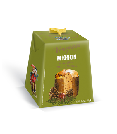 [18461old] Mini Panettone Poires & Chocolat 100g x12 Vergani