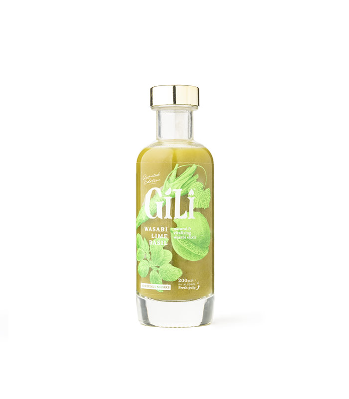 Citron vert & Basilic Hydrate Elixir Bio 20cl x12 Gili
