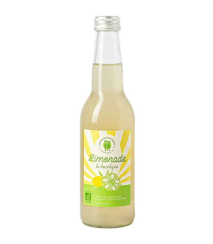 [75366] Limonade Bucolique à la Reine des prés Bio 33cl x12 Les Filles de l’Ouest