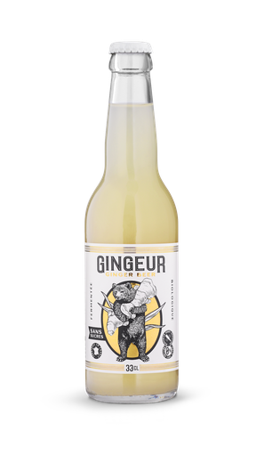 Ginger Beer Sans Sucre Bio 33cl x12 Gingeur