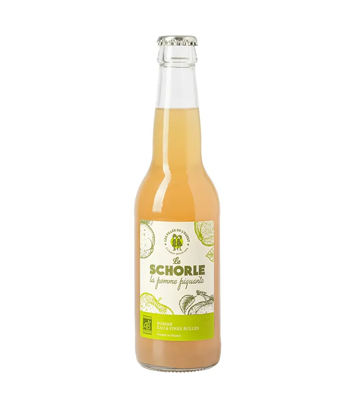 Schorle Pomme Piquante Bio 33cl x12 Les Filles de l'Ouest
