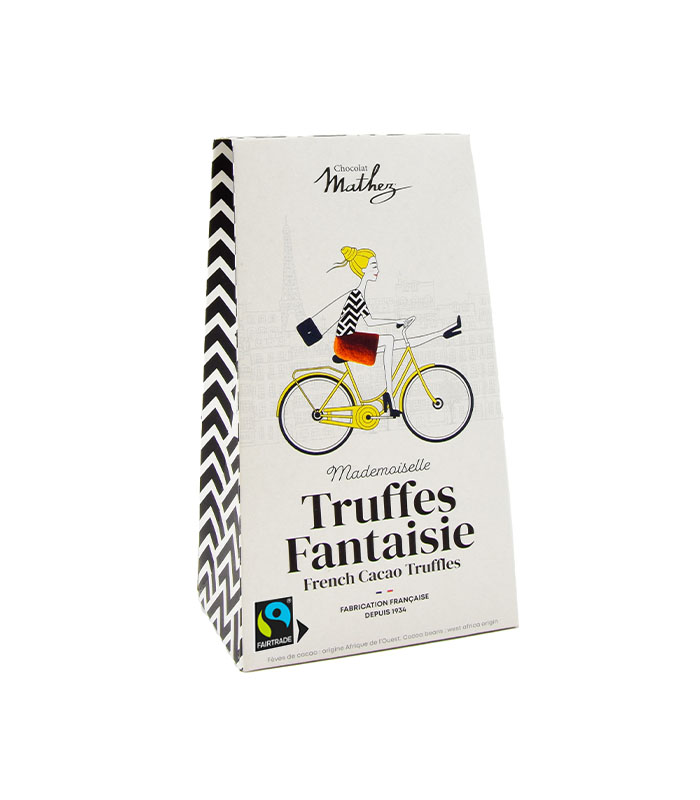 [90081] Etui Paris chic Truffes Nature Fair Trade 100G x6 Mathez
