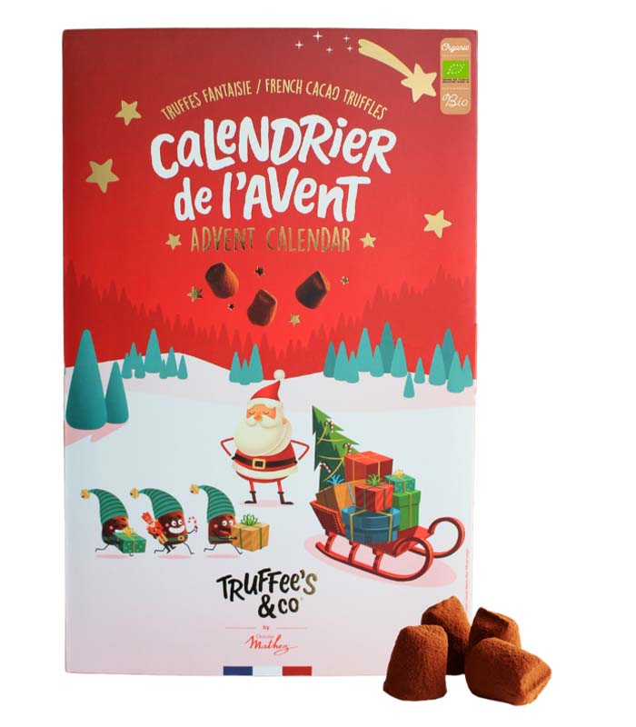 Calendrier de l'Avent Truffes 170g x9 Mathez