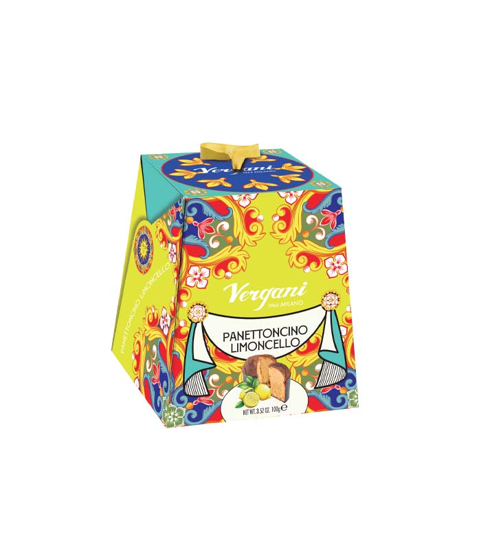 Panettone Limoncello 100g boîte Sicile x24 Vergani
