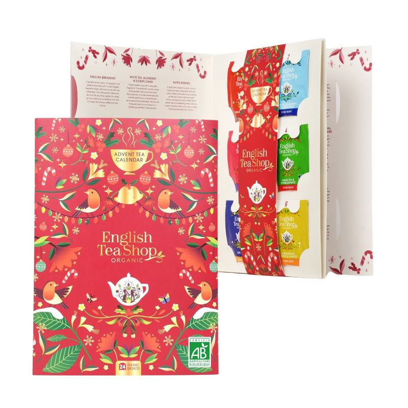 [69454] Calendrier de l'Avent Livre de Noël Bio 24 sachets x12 ETS