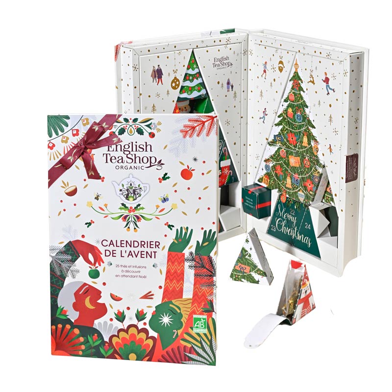 [69447] Calendrier de l'Avent Arbre de Noël Bio 25 sachets x6 ETS