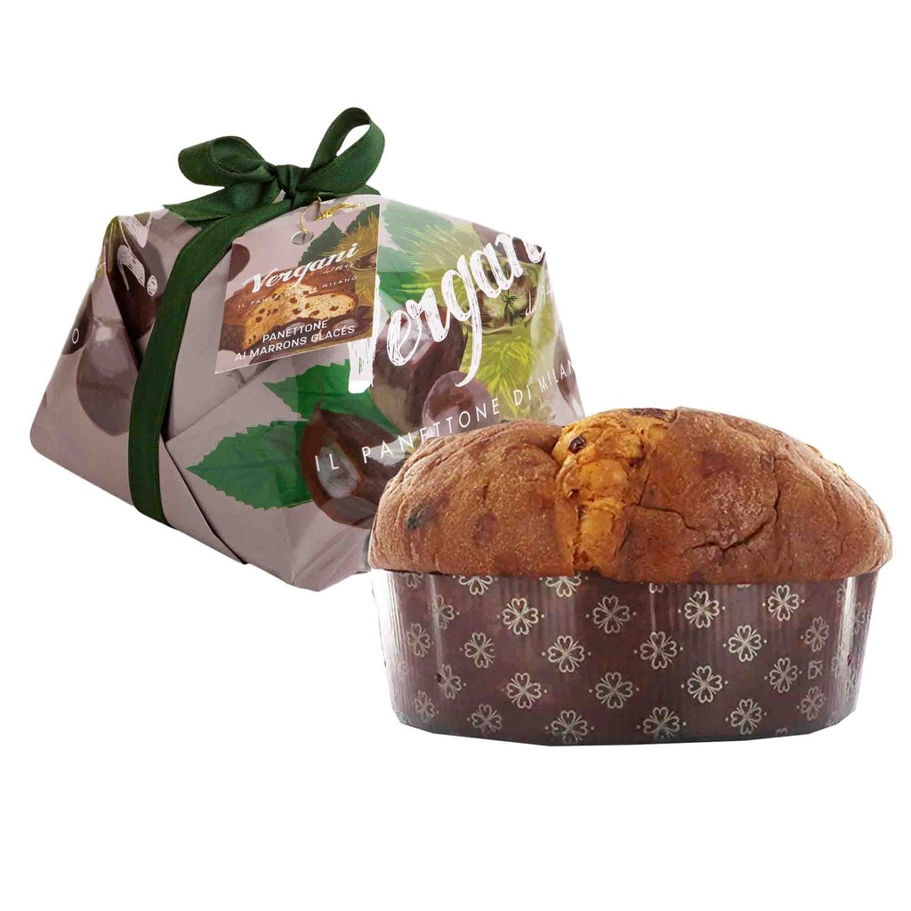 [17051] Panettone Marrons Glacés 750g x6 Vergani