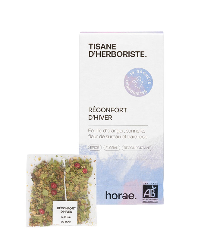 Tisane d'herboriste Bio - Réconfort d'Hiver 15 sachets x6 Horae