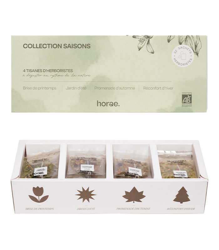 Coffret 32 sachets d'infusions Bio - 4 Saisons x6 Horae