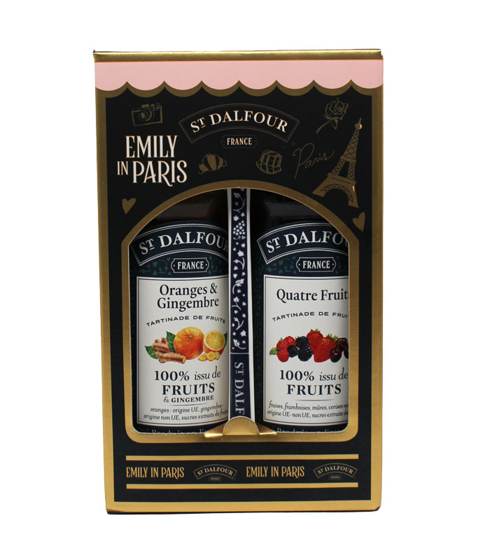 [13222] Coffret de 2 confitures - Edition Limitée Emily in Paris 2x284g X12 St Dalfour