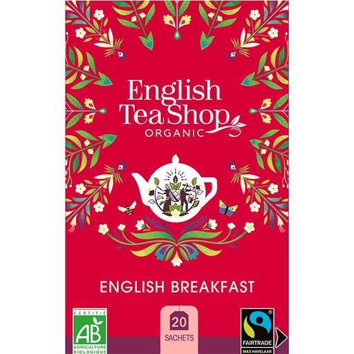 [29090] English Breakfast Bio 20 sachets x6 ETS