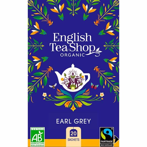 [29144] Earl Grey Bio 20 sachets x6 ETS