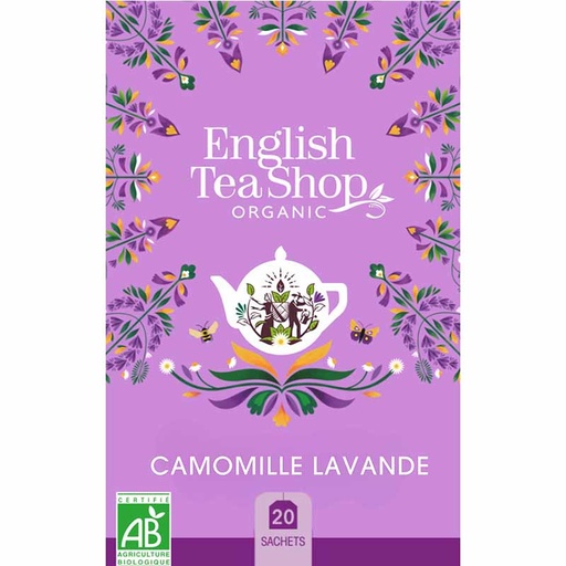 [39419] Infusion Camomille Lavande Bio 20 sachets x6 ETS
