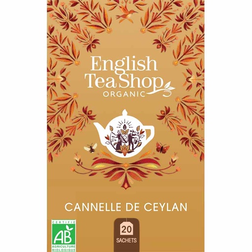 [57185] Cannelle de Ceylan Bio 20 sachets x6 ETS