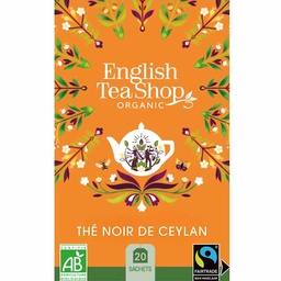 [57857] Thé Noir de Ceylan Bio 20 sachets x6 ETS