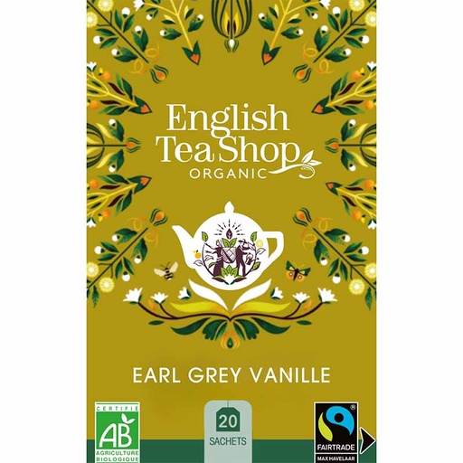 [57864] Earl Grey Vanille Bio 20 sachets x6 ETS