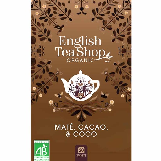[57956] Maté, Cacao & Coco Bio 20 sachets x6 ETS