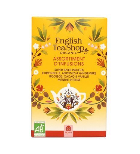 [62509] Assortiment d'Infusions Bio 20 sachets x6 ETS