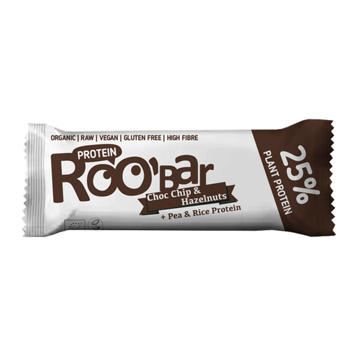 [85091] Barre Protéinée Chocolat Noisettes Bio 40g x16 Roo'bar