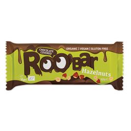 [85442] Barre Noisettes Enrobée de Chocolat Bio 30g x16 Roo'bar