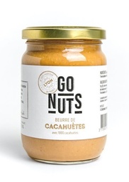 [90129] Beurre de Cacahuètes Bio 270g x9 Go Nuts