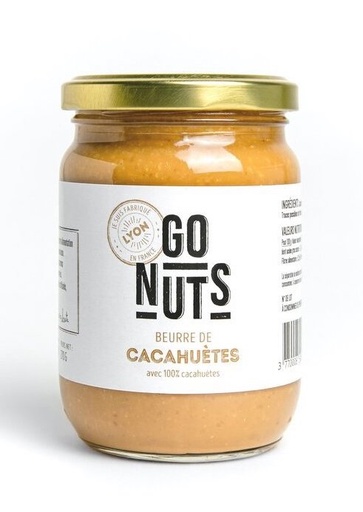 Beurre de Cacahuètes Bio 270g x9 Go Nuts