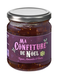 [98277] Confiture Noël Figues Bio 220g x12 Muroise &amp; Compagnie