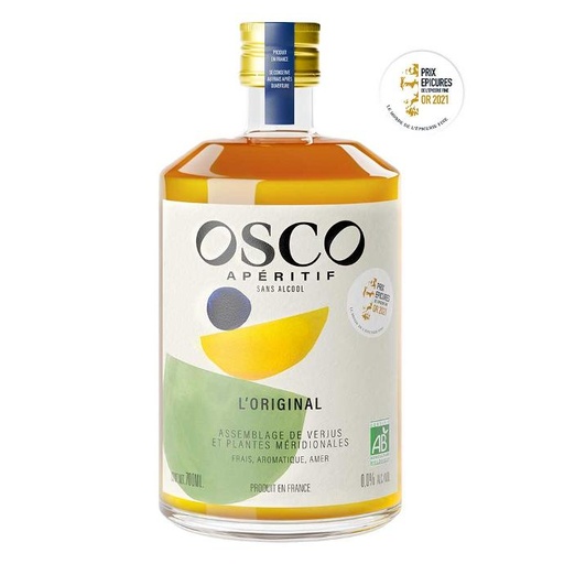 [97009] Apéritif Sans Alcool Osco Original Bio 70cl x6