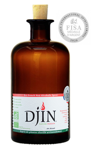 Spiritueux Gin Sans Alcool Bio 50cl x6 Djin Spirits