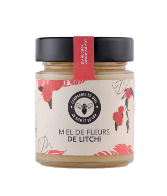 [99026] Miel de Fleur de Litchi 170g x12 Compagnie du miel