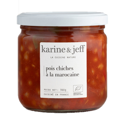 [31698] Pois Chiches à la Marocaine Bio 360g x6 Karine &amp; Jeff