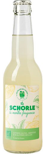 [75205] Schorle Menthe Fougueuse Bio 33cl x12 Les Filles de l’Ouest
