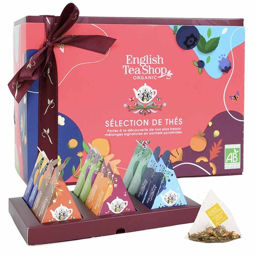 [64602] Coffret Prismes Sélection de Thés Bio 12 sachets x6 ETS