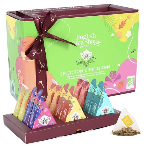 [64619] Coffret Prismes Sélection d’infusions Bio 12 sachets x6 ETS