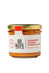 [90419] Tartinable Cacahuètes Piment d'Espelette Bio 100g x9 Go Nuts