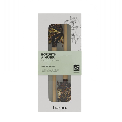 [50066] 2 bouquets à infuser en Théière, Fleurs sauvages Bio x6 Horae