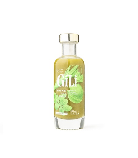 [37767] Citron vert & Basilic Hydrate Elixir Bio 20cl x12 Gili