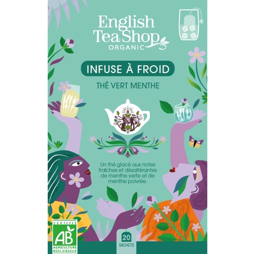 [67146] Thé Glacé Thé Vert Menthe Bio 20 sachets x6 ETS