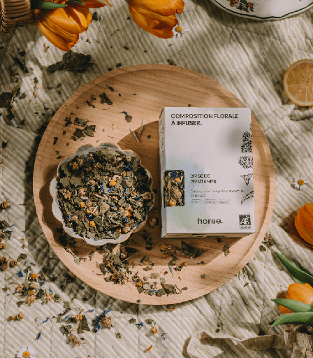 [50318] Composition florale à infuser - Brise de Printemps Bio 50g vrac x6 Horae